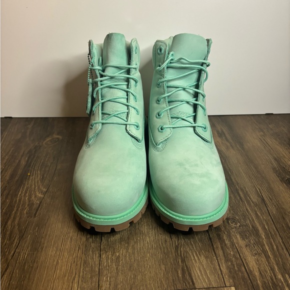 Mint Green Rare 50th Anniversary Timberland Boots - Picture 3 of 8